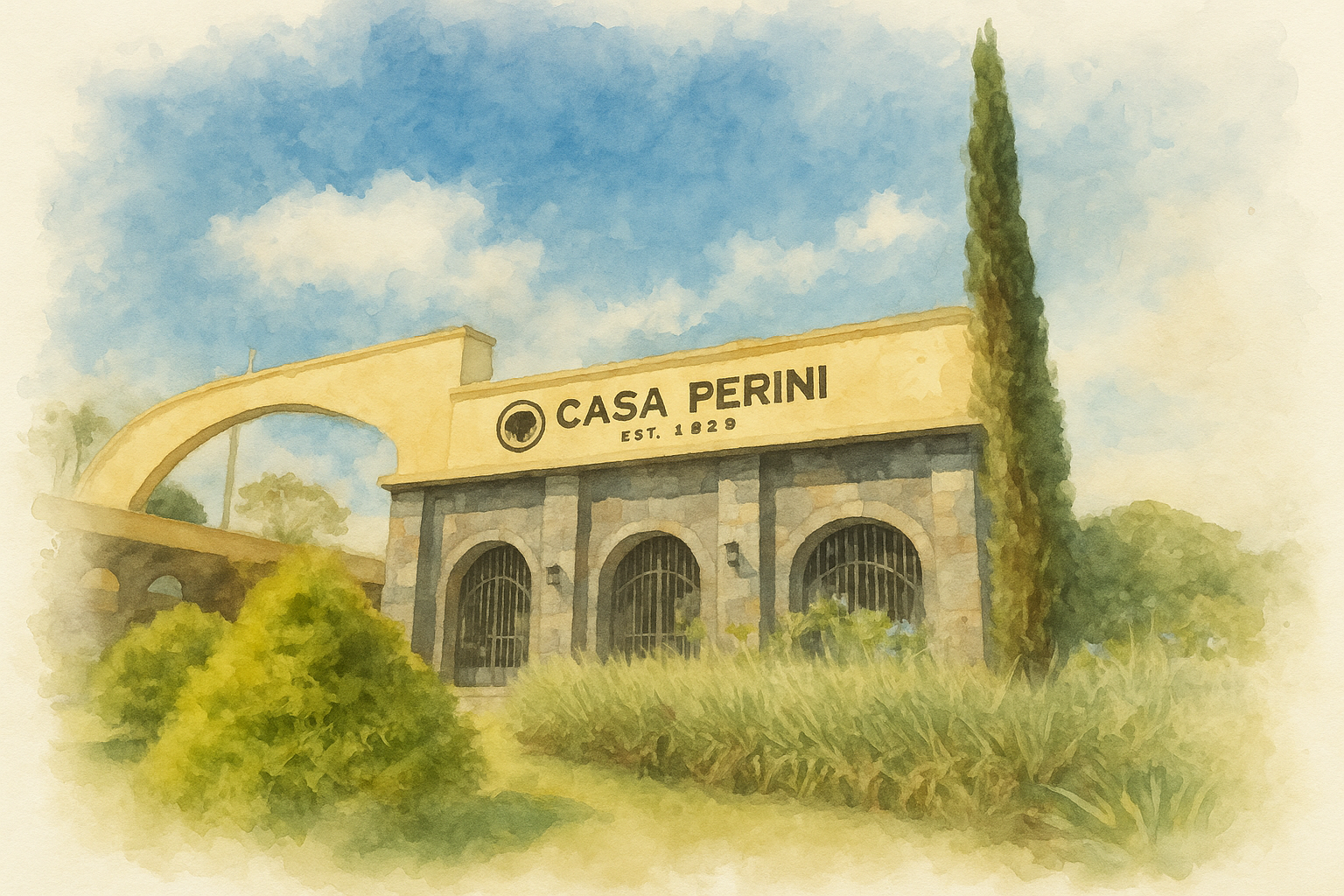 Casa Perini (aquarela)