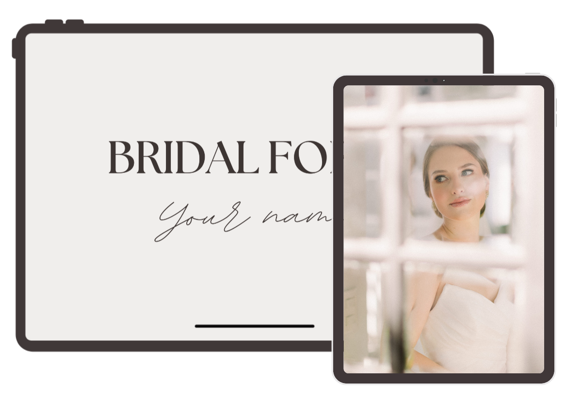 Bridal makeup portfolio preview