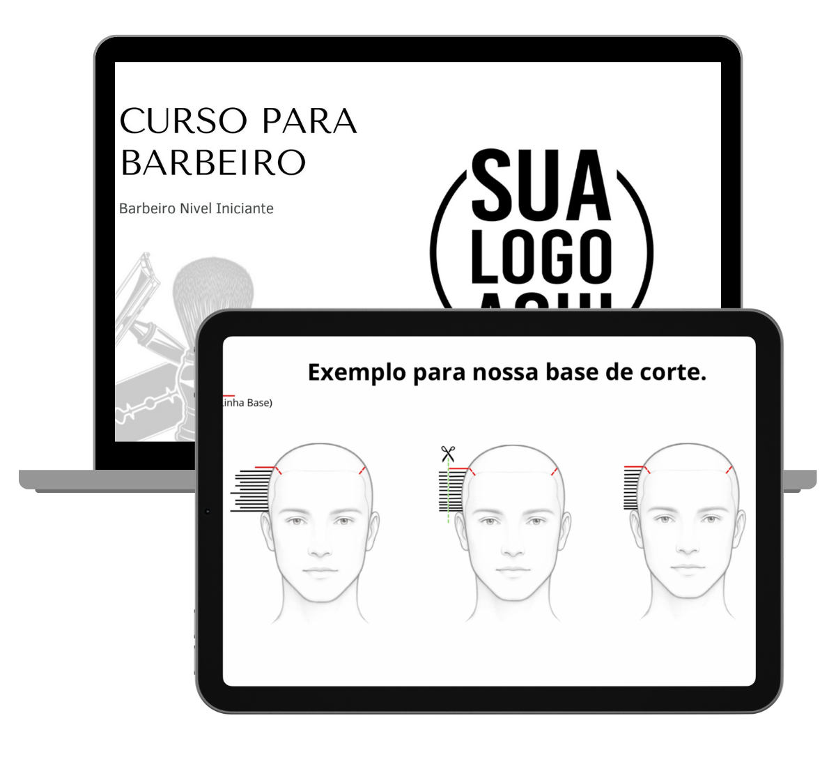 Mockup Barber Training Kit